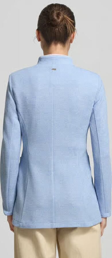 White Label slim fit blazer met opstaande kraag en opgestikte zakken - Foto 3