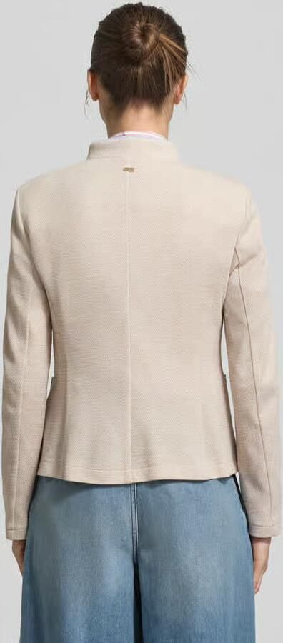 White Label slim fit blazer met opstaande kraag en opgestikte zakken - Foto 3
