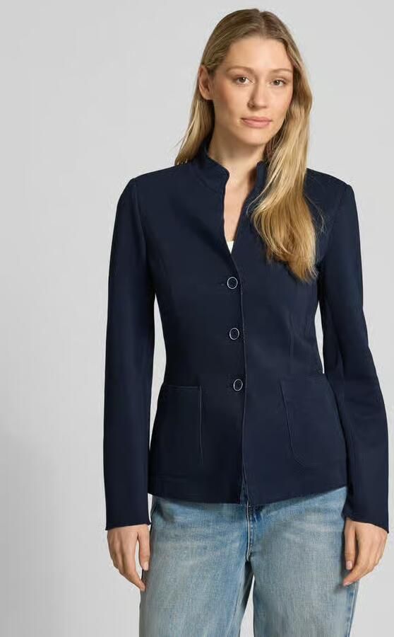 White Label Slim fit blazer met opstaande kraag - Foto 3