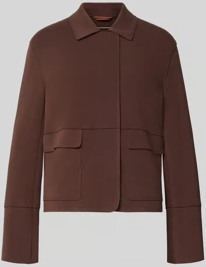 White Label Slim fit blazer van katoenmix