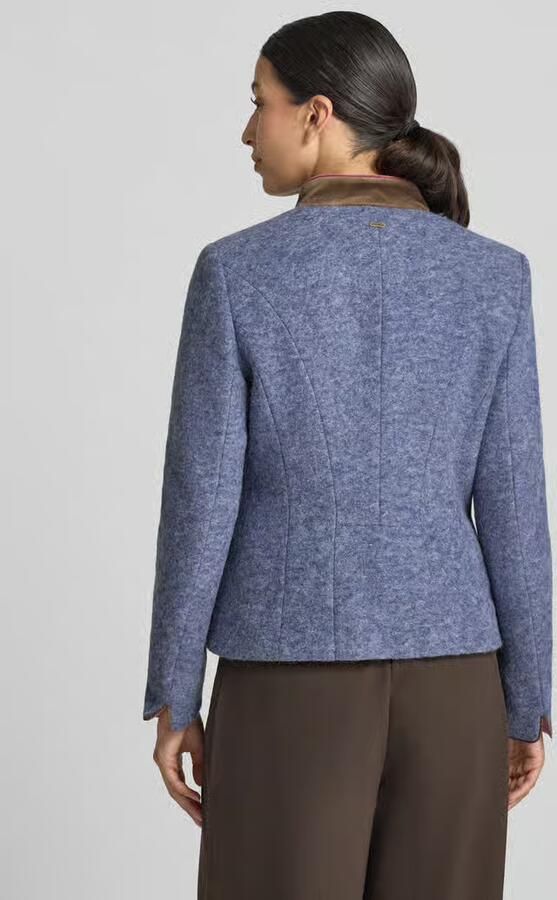 White Label Slim fit blazer van lanafleece-mix - Foto 2