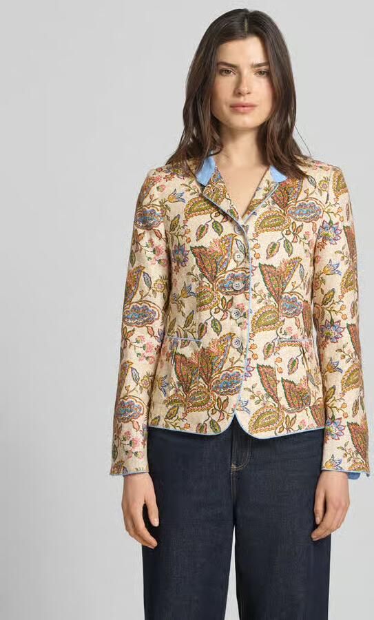 White Label slim fit blazer van puur linnen - Foto 2