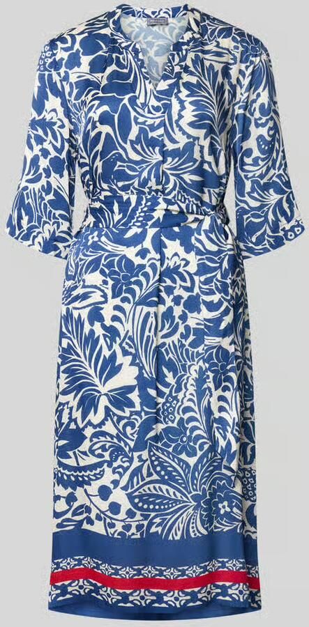 White Label Tuniekjurk van viscose met strikceintuur - Foto 2