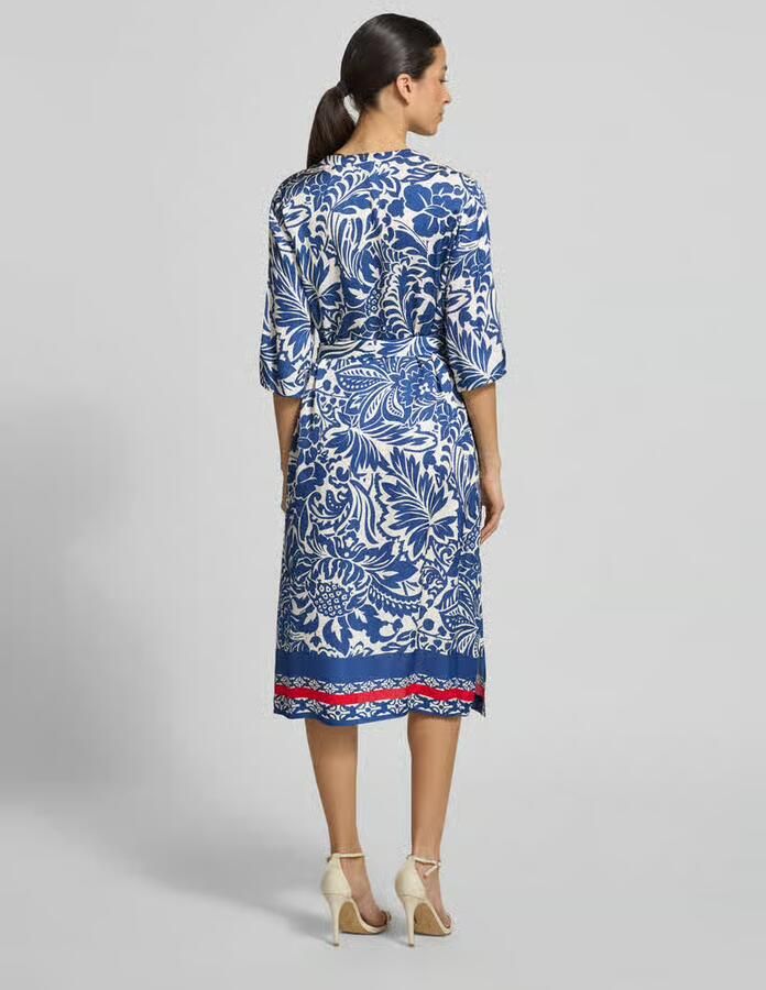 White Label Tuniekjurk van viscose met strikceintuur
