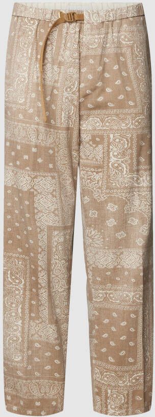 White Sand Broek met all-over motief model 'MARILYN'