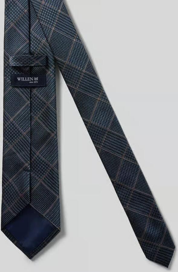 Willen Zijden stropdas van pure zijde (7 5 cm)