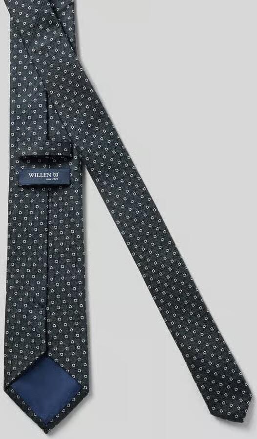 Willen Zijden stropdas van pure zijde (7 5 cm)