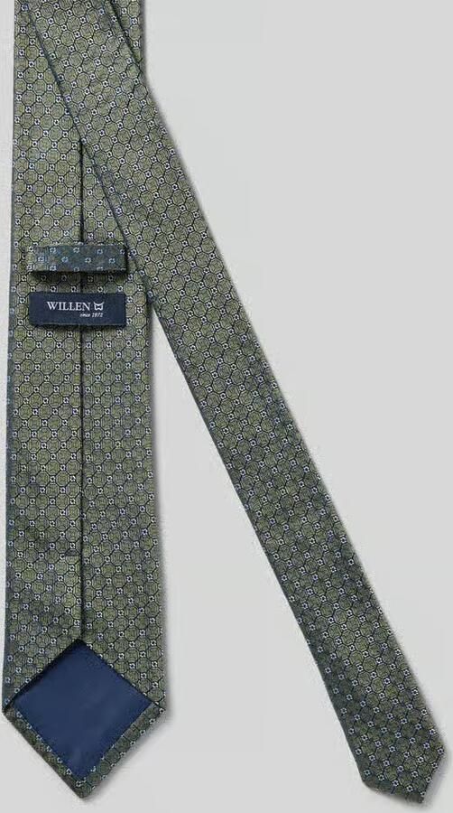 Willen Zijden stropdas van pure zijde (7 5 cm)
