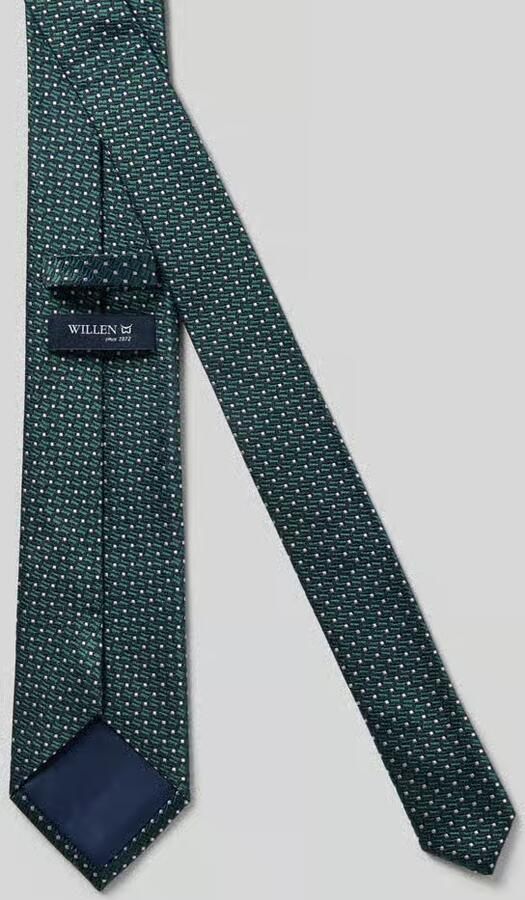 Willen Zijden stropdas van pure zijde (7 5 cm)