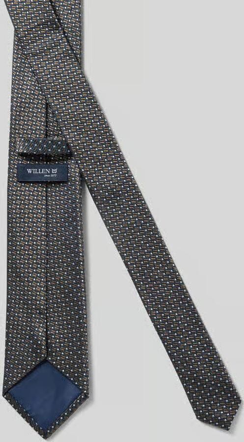 Willen Zijden stropdas van pure zijde (7 5 cm)