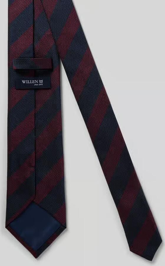 Willen Zijden stropdas van pure zijde (7 5 cm)