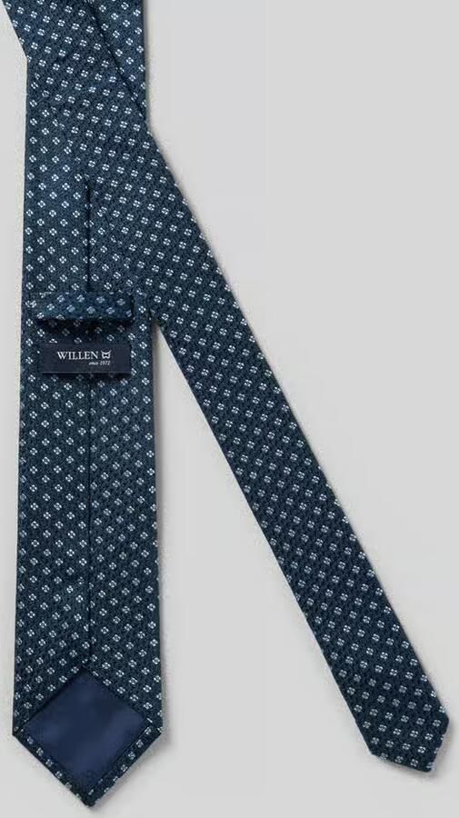 Willen Zijden stropdas van pure zijde (7 5 cm)