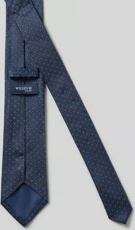 Willen Zijden stropdas van pure zijde (7 5 cm)