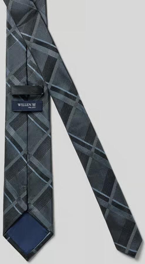Willen Zijden stropdas van pure zijde (7 5 cm)