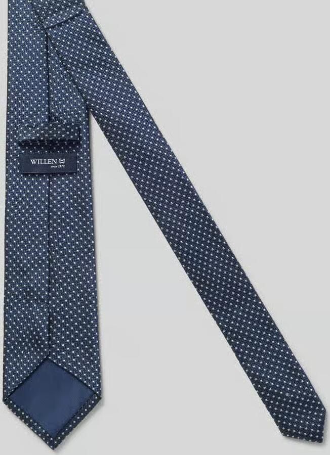Willen Zijden stropdas van pure zijde (7 5 cm)