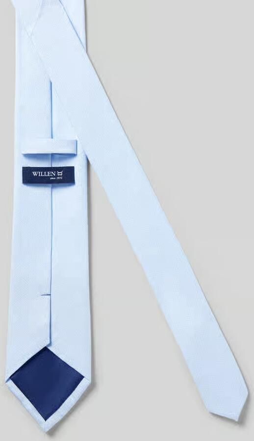 Willen Zijden stropdas van pure zijde (7 5 cm)