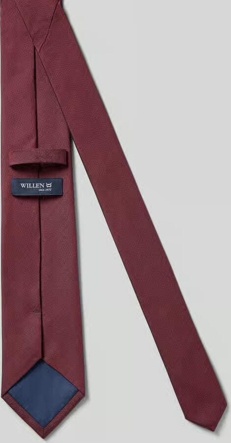 Willen Zijden stropdas van pure zijde (7 5 cm)