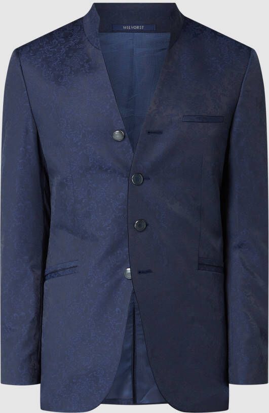 Wilvorst Slim fit colbert van wolmix
