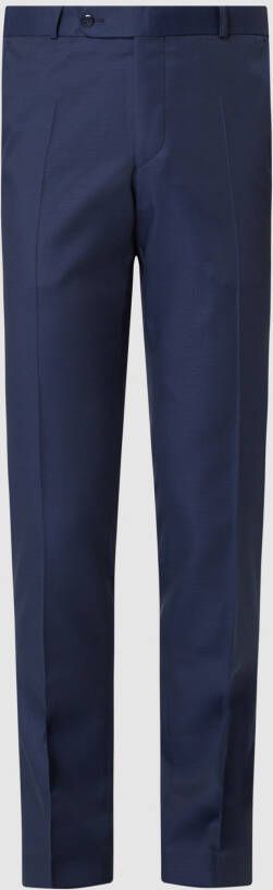 Wilvorst Slim fit pantalon van wolmix