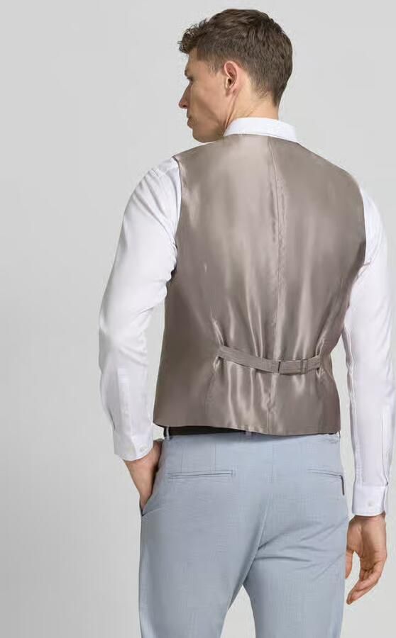 WILVORST Bodywarmer met v-hals en strookzakken - Foto 3
