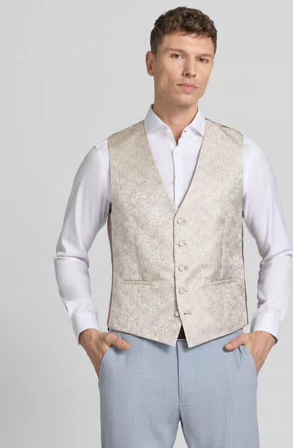 WILVORST Bodywarmer met v-hals en strookzakken - Foto 2