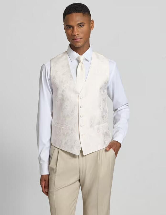WILVORST Bodywarmer van viscosemix met V-hals - Foto 2