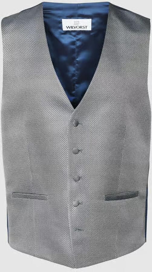 WILVORST Gilet met all-over motief