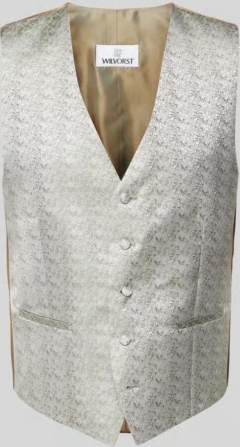 WILVORST Gilet met all-over motief