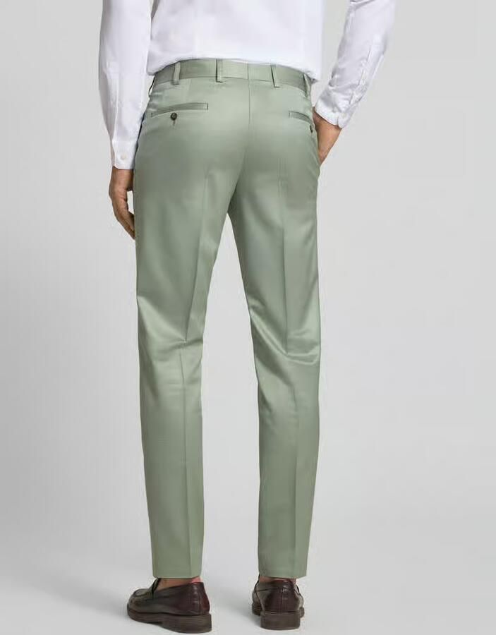 WILVORST Pantalon met Franse steekzakken en persvouw - Foto 2