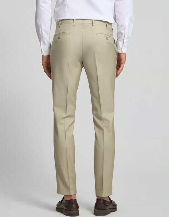 WILVORST Pantalon met vouw en steekzakken