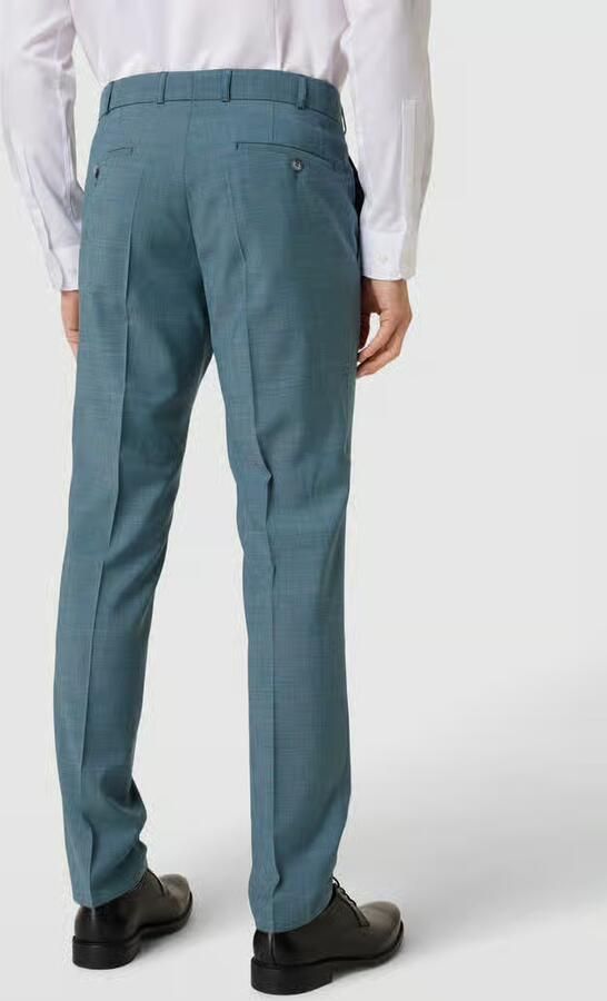 Wilvorst Stoffen broek met persplooien - Foto 4