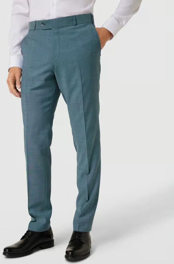 Wilvorst Stoffen broek met persplooien - Foto 3