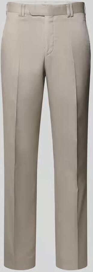 WILVORST Pantalon van wolmix met persplooien - Foto 2