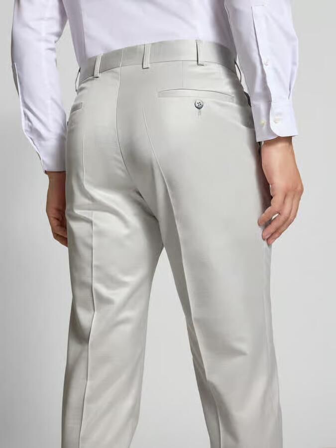 Wilvorst Regular fit pantalon met persplooien