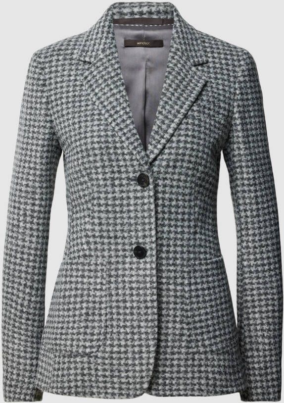 Windsor Blazer met all-over motief