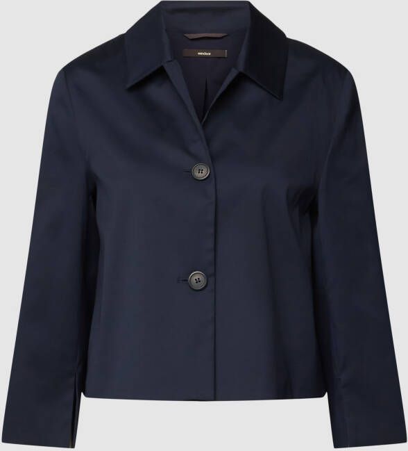 Windsor Blazer met platte kraag
