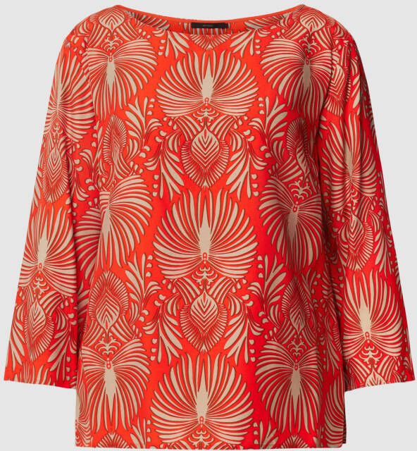 Windsor Blouse met all-over motief