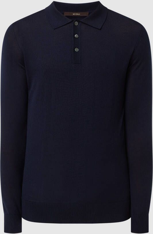 Windsor Pullover met zijde model 'Nando'