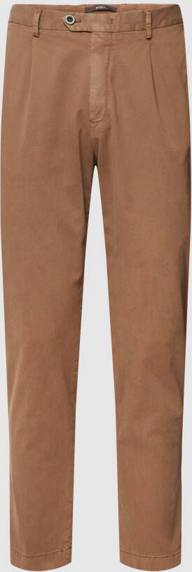 Windsor Stoffen broek met labeldetails model 'Flero'