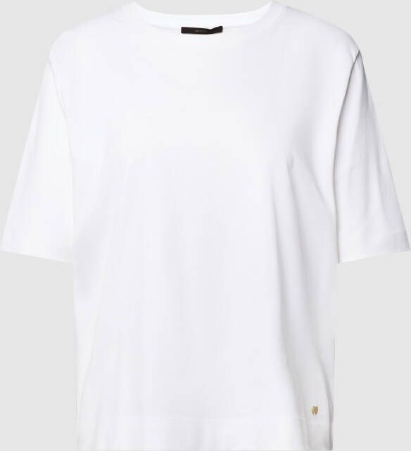 Windsor Klassiek Katoenen T-Shirt White Dames