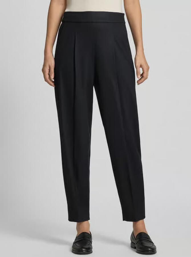 Windsor. barrel fit broek van wolmix - Foto 3