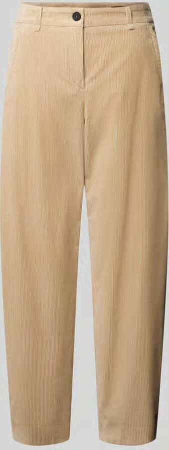 Windsor. barrel fit corduroy broek met steekzakken