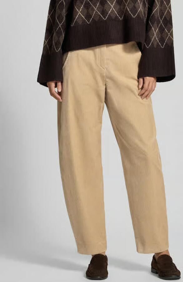 Windsor. barrel fit corduroy broek met steekzakken - Foto 2