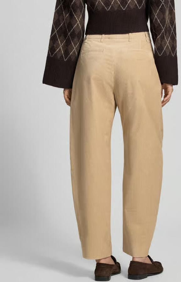 Windsor. barrel fit corduroy broek met steekzakken - Foto 3