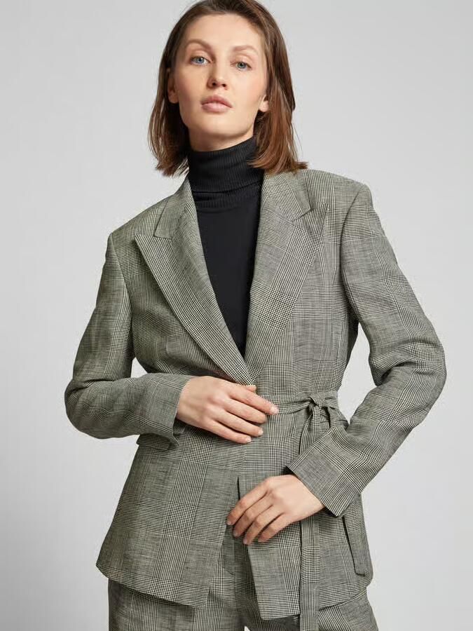 Windsor Blazer van een mix van viscose en linnen - Foto 2