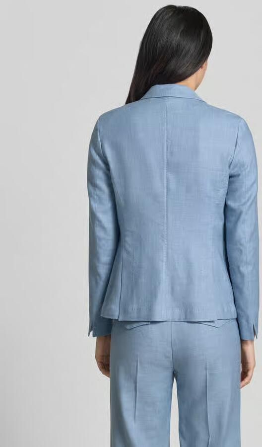 Windsor. Blazer van linnenmix met reverskraag