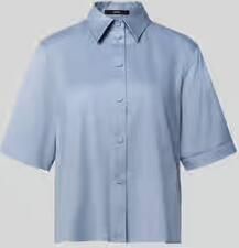 Windsor. Blouse met verlengde rug en kentkraag