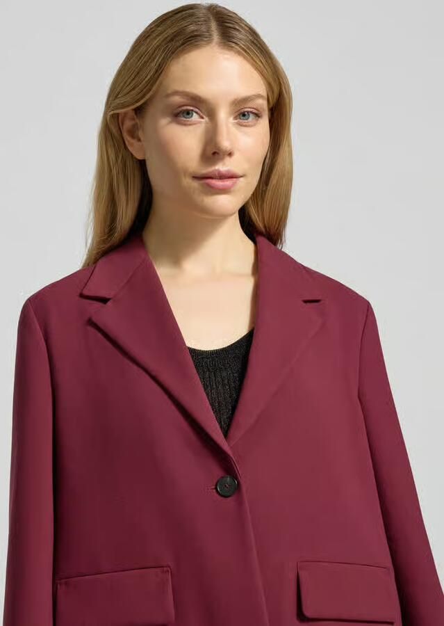 Windsor. Boxy fit blazer met klepzakken