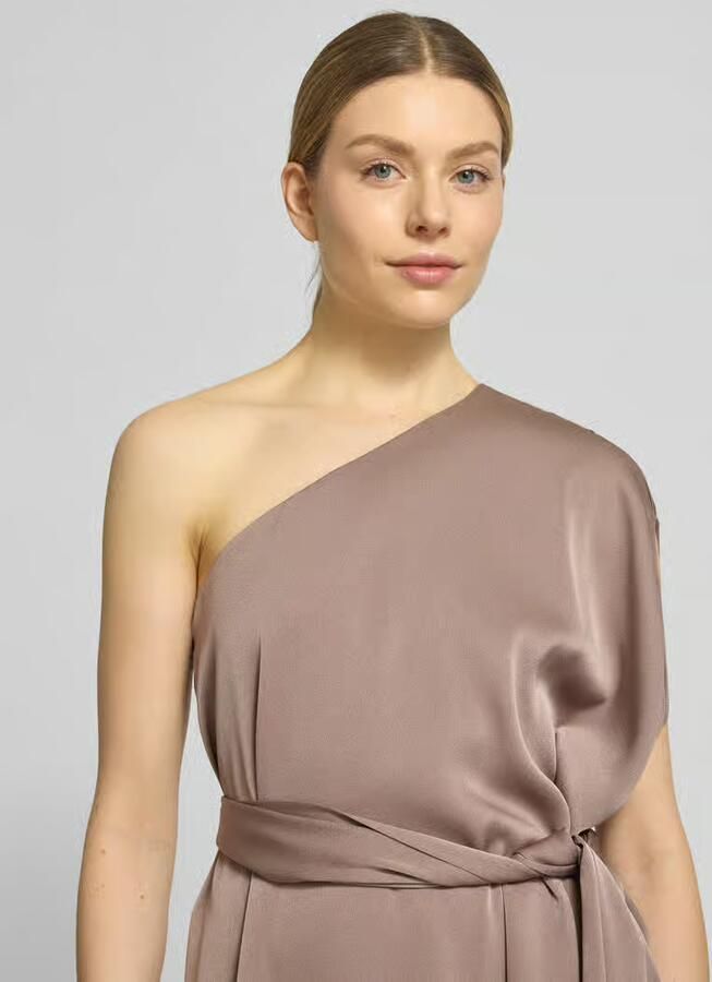 Windsor. Cocktailjurk in one-shoulder design met strikceintuur