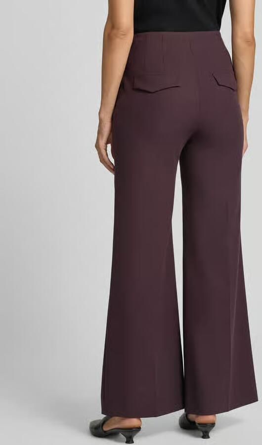 Windsor. flared fit broek met viscose - Foto 3